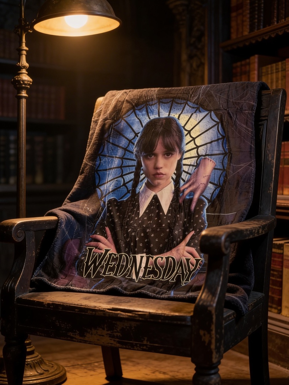 Soft Lightweight Wednesday Addams Fleece Throw
50x60
New in Sealed Packaging